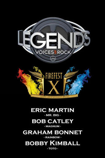 Movie poster for Legends of Rock: Live at Firefest X (2013)