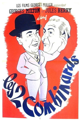 Movie poster for Les Deux Combinards (1938)