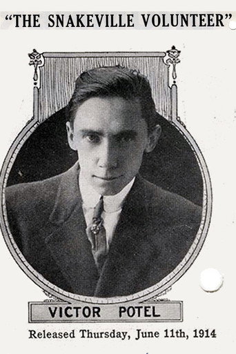 Movie poster for The Snakeville Volunteer (1914)