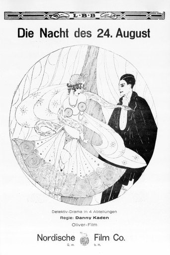 Movie poster for Die Nacht des 24. August (1918)
