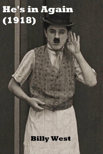 Movie poster for He's In Again (1918)