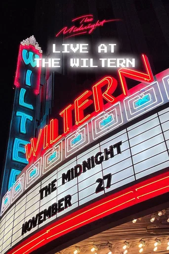 Movie poster for The Midnight - Live at the Wiltern (2021)