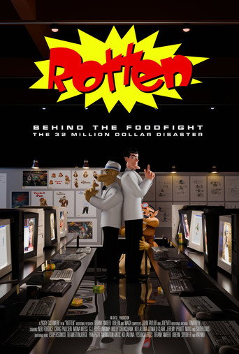 Movie poster for Rotten: Behind the Foodfight (2024)