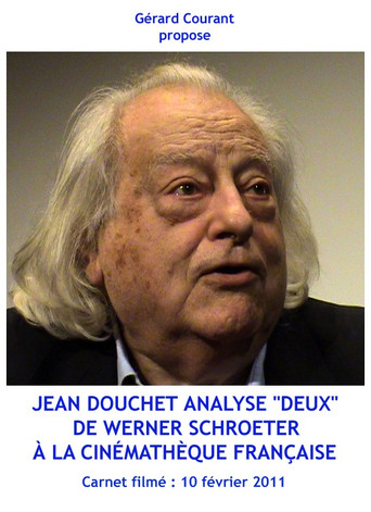 Movie poster for Jean Douchet analyse "Deux" de Werner Schroeter à la Cinémathèque française (2011)