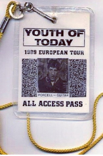 Movie poster for Youth of Today - European Tour Documentary from 1989 (1989)