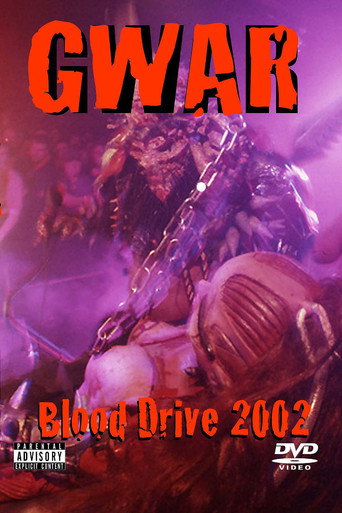 Movie poster for GWAR: Blood drive 2002 (2002)