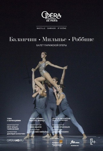 Movie poster for Opéra National de Paris: Robbins / Millepied / Balanchine (2015)