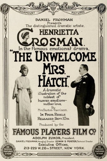 Movie poster for The Unwelcome Mrs. Hatch (1914)