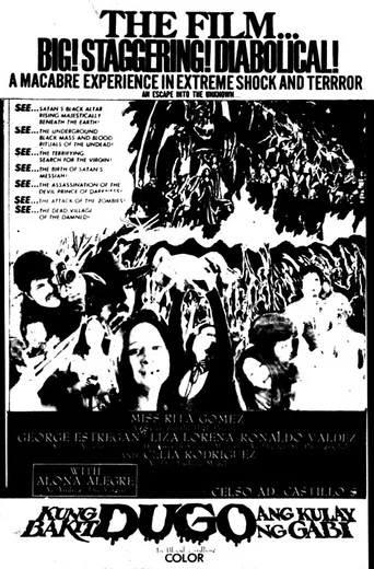 Movie poster for Why Blood is the Color of the Night (1974)