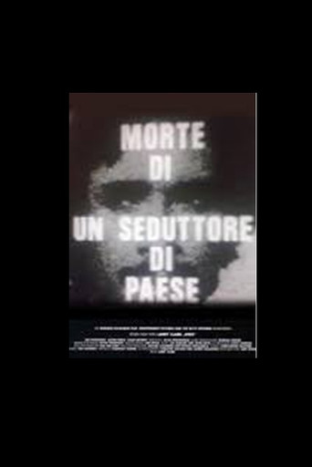 Morte di un seduttore di paese poster