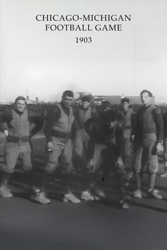 Movie poster for Chicago-Michigan Football Game (1903)