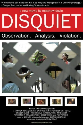 Movie poster for Disquiet (2006)