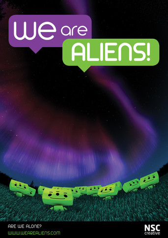 Movie poster for We Are Aliens: Planetarium Dome Show (2012)