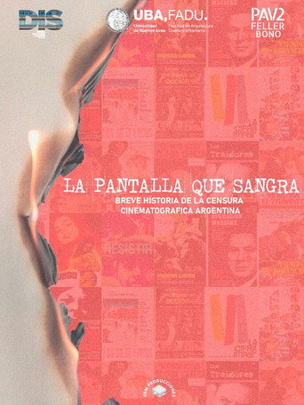 Movie poster for The Bleeding Screen: Brief History Of Argentinian Cinema Censorship (2023)