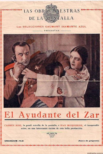 Movie poster for The Adjutant of the Czar (1929)