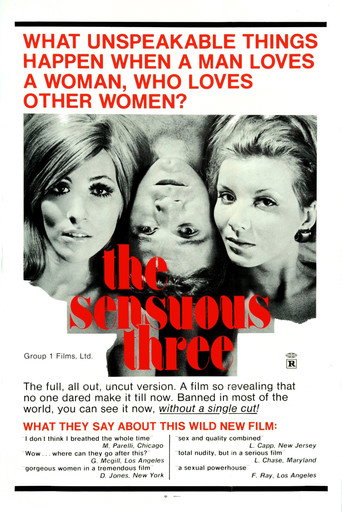 Movie poster for The Sensuous Three (1972)
