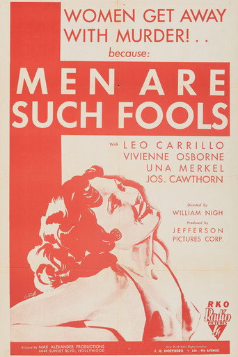 Movie poster for Men Are Such Fools (1932)