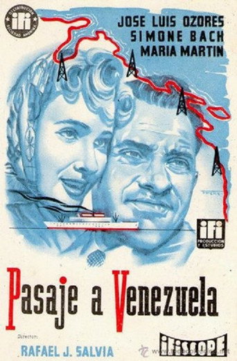 Movie poster for Pasaje a Venezuela (1957)