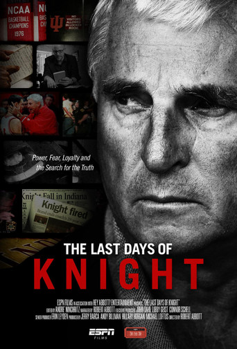 Movie poster for The Last Days of Knight (2018)