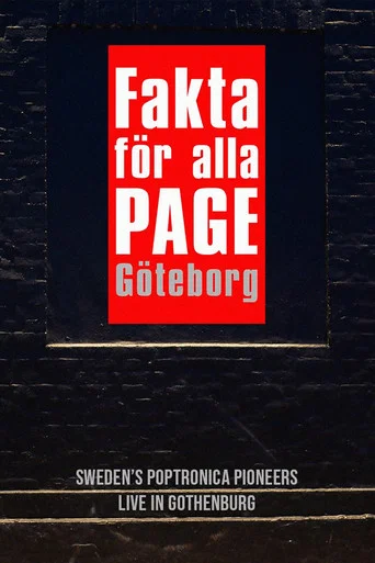 Movie poster for Page – Fakta För Alla Göteborg (2021)