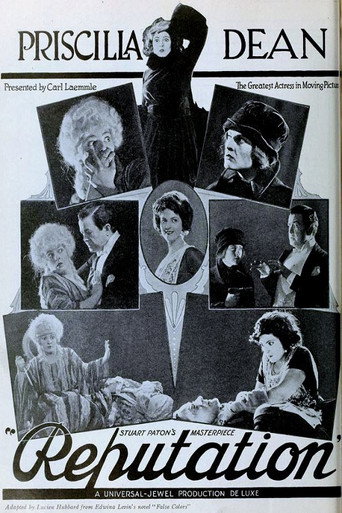 Movie poster for Reputation (1921)