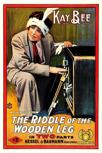 Movie poster for The Riddle of the Wooden Leg (1915)