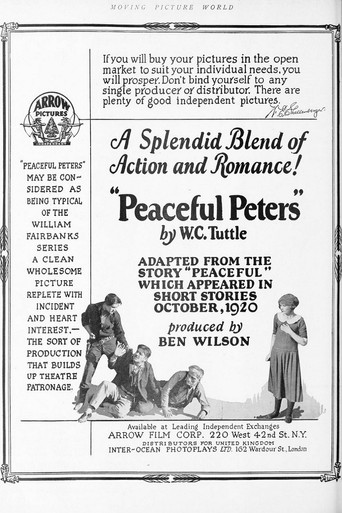 Movie poster for Peaceful Peters (1922)