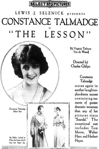 Movie poster for The Lesson (1918)