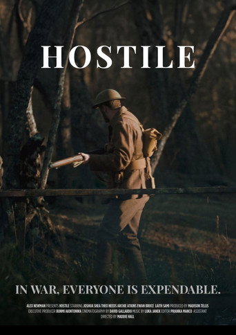 Movie poster for Hostile (2025)