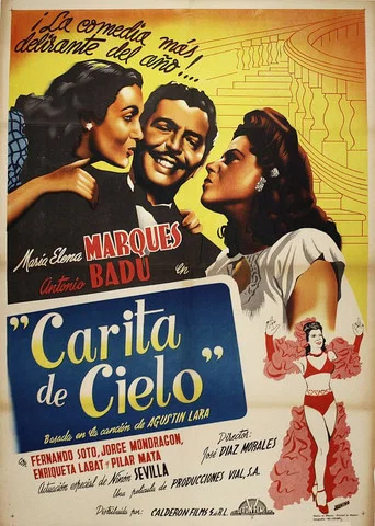 Movie poster for Carita de cielo (1947)