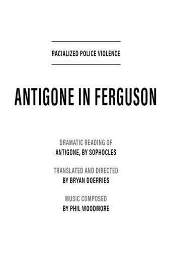 Antigone in Ferguson poster
