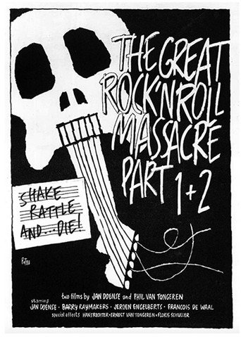 Movie poster for The Great Rock ‘N’ Roll Massacre Parts 1 + 2 (1988)