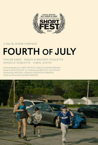 Movie poster for Fourth of July (2021)