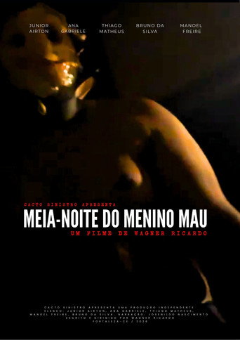 Movie poster for MEIA-NOITE DO MENINO MAU (2025)