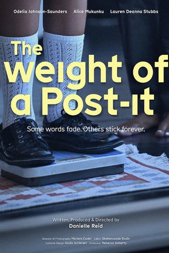 Movie poster for The Weight of a Post-It (2025)
