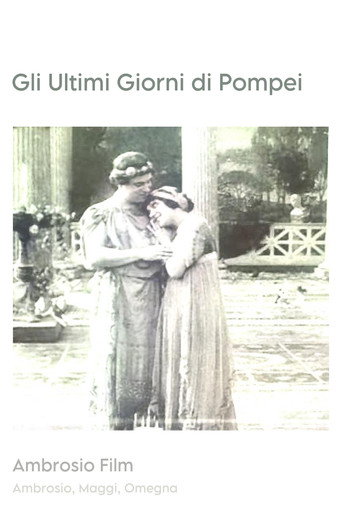 Movie poster for The Last Days of Pompeii (1908)