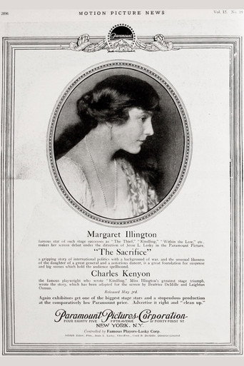 Movie poster for The Sacrifice (1917)