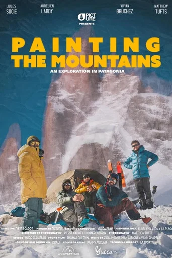 Movie poster for Painting the mountains (2024)