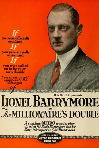 Movie poster for The Millionaire's Double (1917)