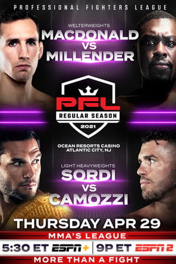 Movie poster for PFL 2021 #2: Regular Season - MacDonald vs. Millender (2021)
