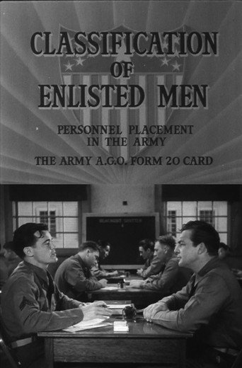 Movie poster for Classification of Enlisted Men (1942)