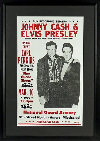Movie poster for Lost Concerts Series: Presley & Cash: The Road Show (2008)