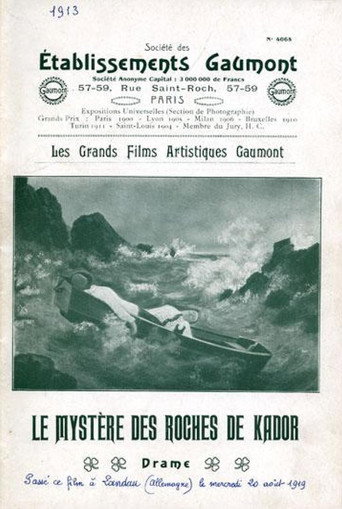 Movie poster for The Mystery of the Rocks of Kador (1912)