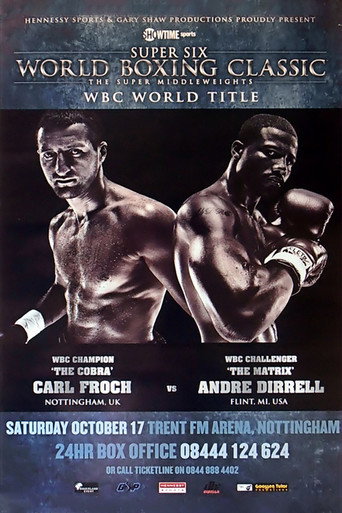 Movie poster for Carl Froch vs. Andre Dirrell (2009)