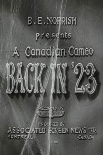 Back in '23 poster