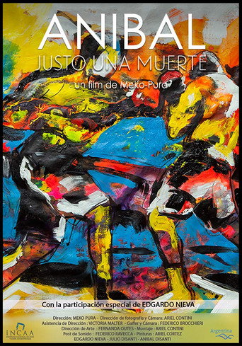 Movie poster for Aníbal, justo una muerte (2019)