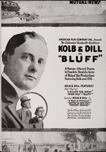 Movie poster for Bluff (1916)