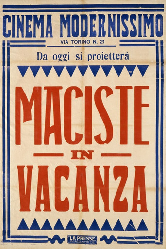 Movie poster for Maciste on His Vacation (1921)