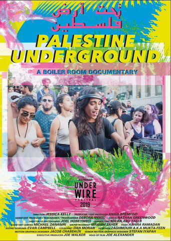 Movie poster for Palestine Underground (2018)