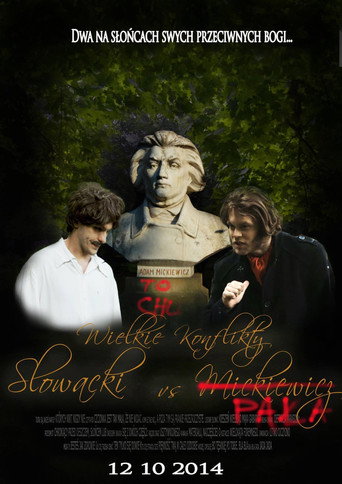 Movie poster for Słowacki vs Mickiewicz (2014)